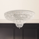 Schonbek 5898 Petit Crystal Deluxe 21-lt 31" Flush Mount