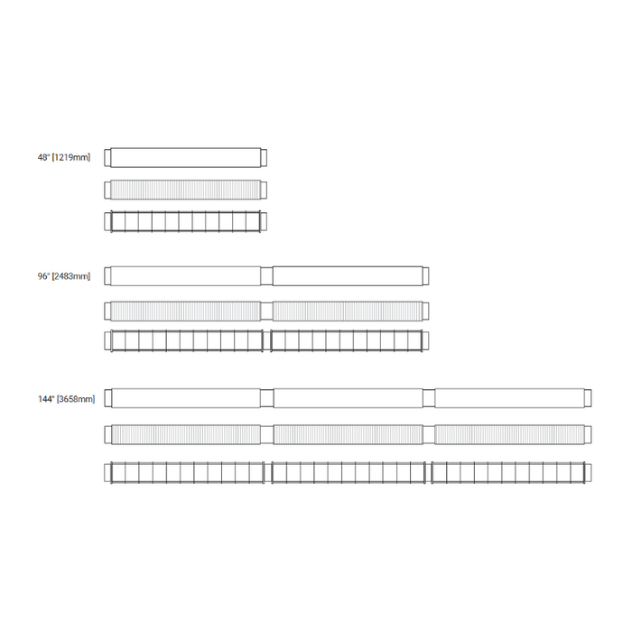 RZL Linear LED Surface, Direct / Semi-Direct