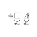 Tech 700WSPITS Pitch Single 5" LED Outdoor Wall Light