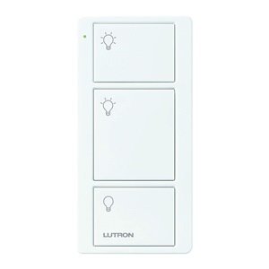 Lutron PJ2 3B GWH L01 Pico 3 Button White Remote Control