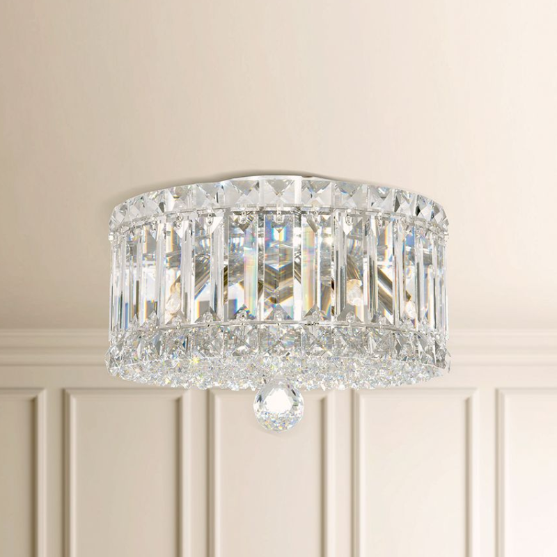 Schonbek 6692 Plaza 4-lt 10" Flush Mount