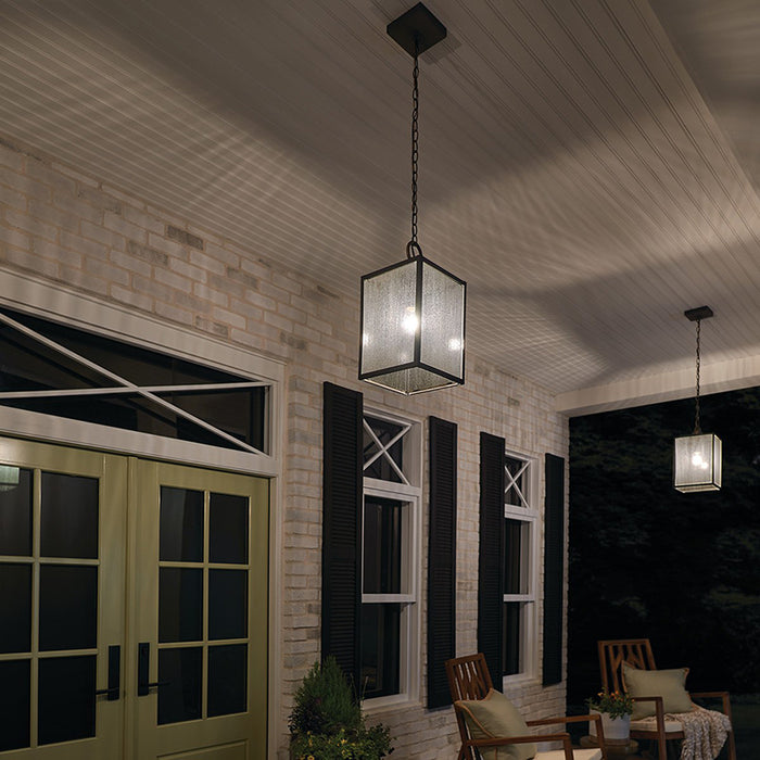 Kichler 59008 Lahden 1-lt 9" Outdoor Convertible Pendant/Semi Flush