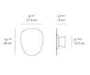 Artemide Facce Prism Raised HO LED Wall/Ceiling Light