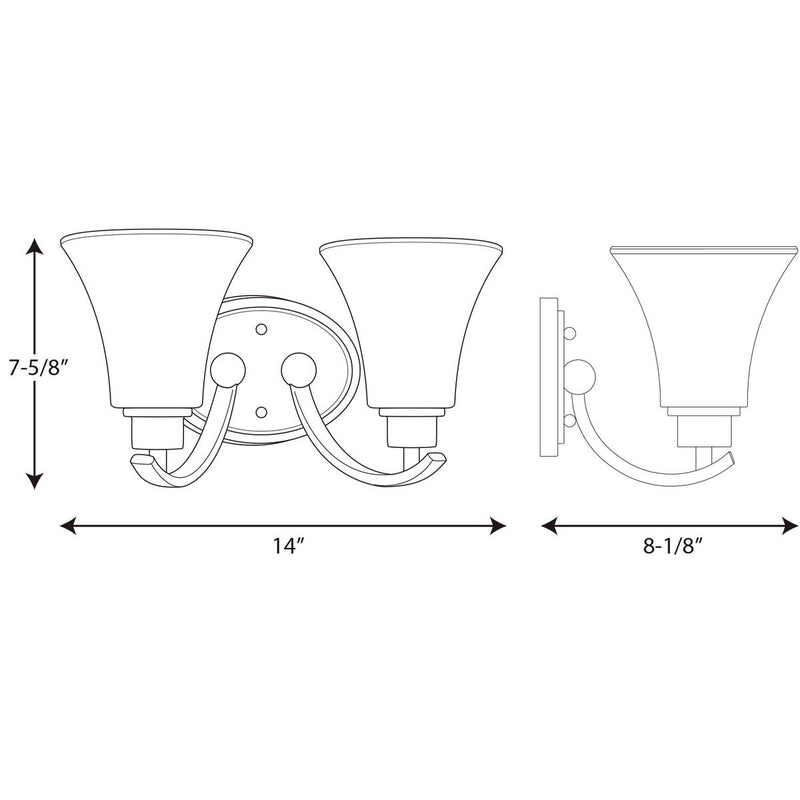 Progress P2001 Joy 2-lt Bath & Vanity