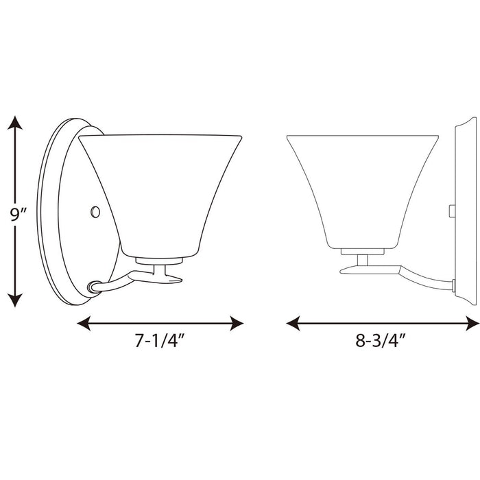 Progress P2004 Bravo 1-lt Bath & Vanity