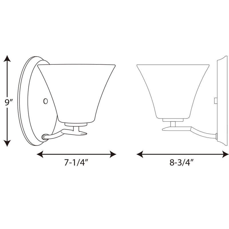 Progress P2004 Bravo 1-lt Bath & Vanity