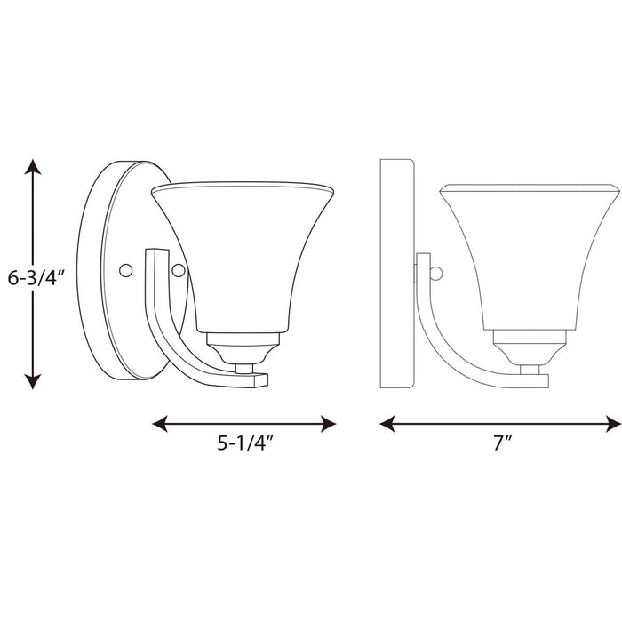 Progress P2008 Adorn 1-lt Bath & Vanity