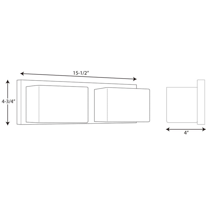 Progress P2143 Ace 2-lt LED Bath Light