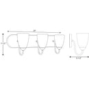 Progress P2708 Gather 3-lt Bath & Vanity