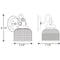 Progress P2989 Archie 1-lt Bath & Vanity