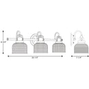 Progress P2992 Archie 3-lt Bath & Vanity