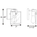Progress P300105 Glayse 1-lt Bath Light