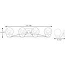 Progress P300115 Spatial 4-lt Bath Light