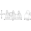 Progress P300180 Saluda 3-lt Bath Vanity Light