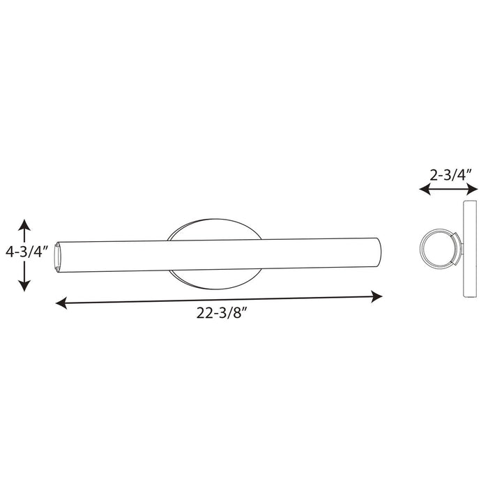 Progress P300183 Parallel 22" Linear LED Bath Vanity Light