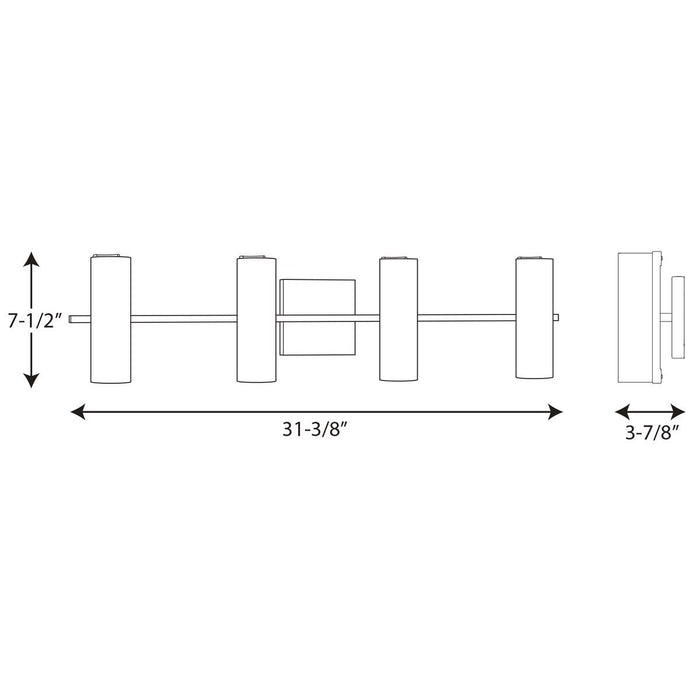 Progress P300188 Colonnade 4-lt LED Bath Vanity Light