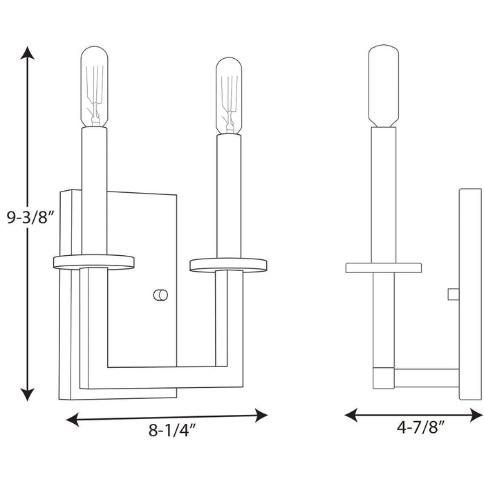 Progress P300214 Blakely 2-lt Wall Bracket