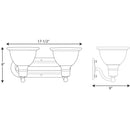 Progress P3162 Madison 2-lt Bath & Vanity