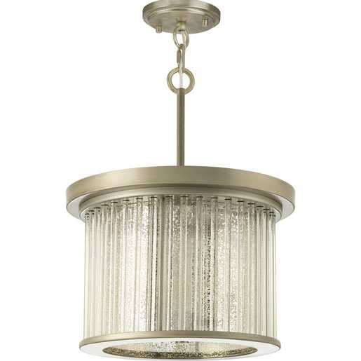 Progress P350142 Point Dume Sequit Point 3-lt Semi-Flush/Convertible Pendant