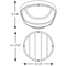 Progress P3650 Bulkheads 1-lt Outdoor LED Ceiling/Wall Mount