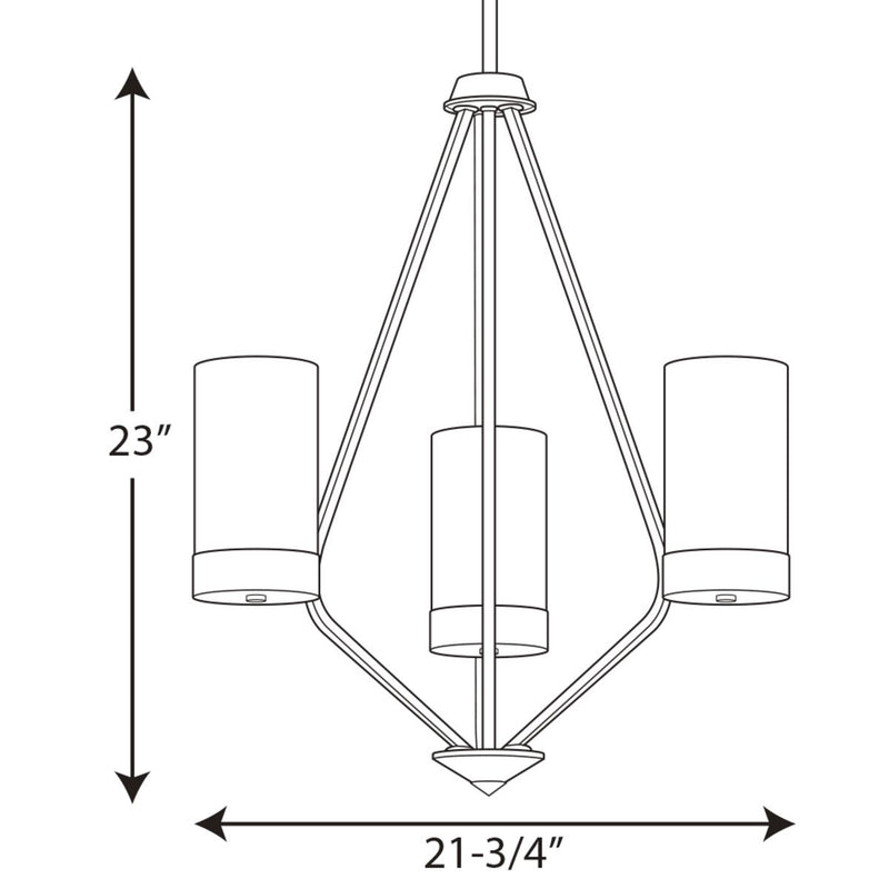 Progress P400021 Elevate 3-lt Chandelier