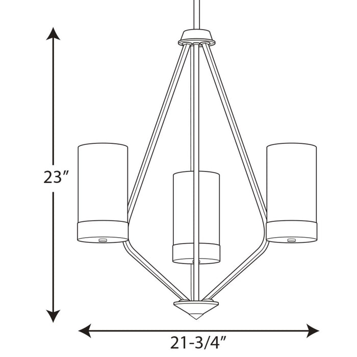 Progress P400021 Elevate 3-lt Chandelier