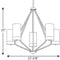 Progress P400022 Elevate 5-lt Chandelier