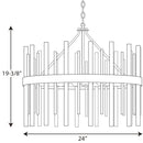 Progress P400176 Orrizo 6-lt Chandelier