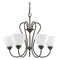 Progress P4666 Heart 5-lt Chandelier