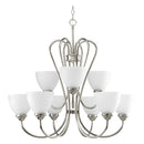 Progress P4668 Heart 9-lt Chandelier