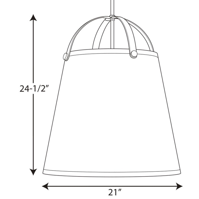 Progress P500047 Galley 3-lt Pendant