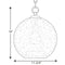 Progress P500063 Malbec 1-lt Pendant