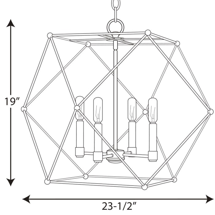 Progress P500083 Spatial 4-lt Pendant