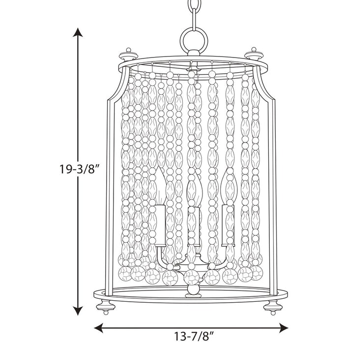 Progress P500085 Desiree 3-lt Pendant