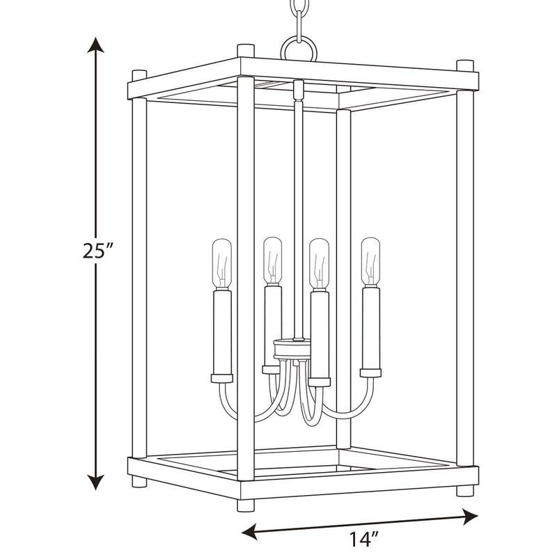 Progress P500088 Fontayne 4-lt Pendant