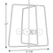 Progress P500120 Re-Bar 4-lt Pendant