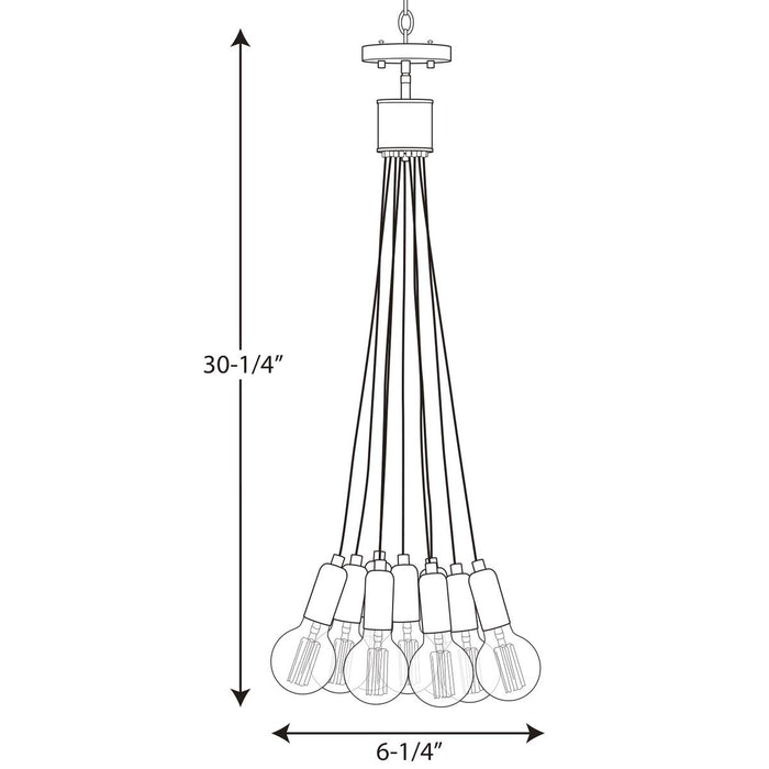 Progress P500140 Cirro 9-lt Pendant