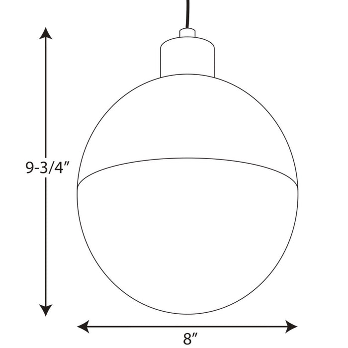 Progress P500147 Globe LED 1-lt LED Pendant