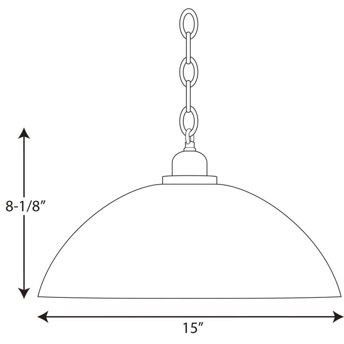 Progress P500149 Classic Dome Pendant 1-lt Pendant