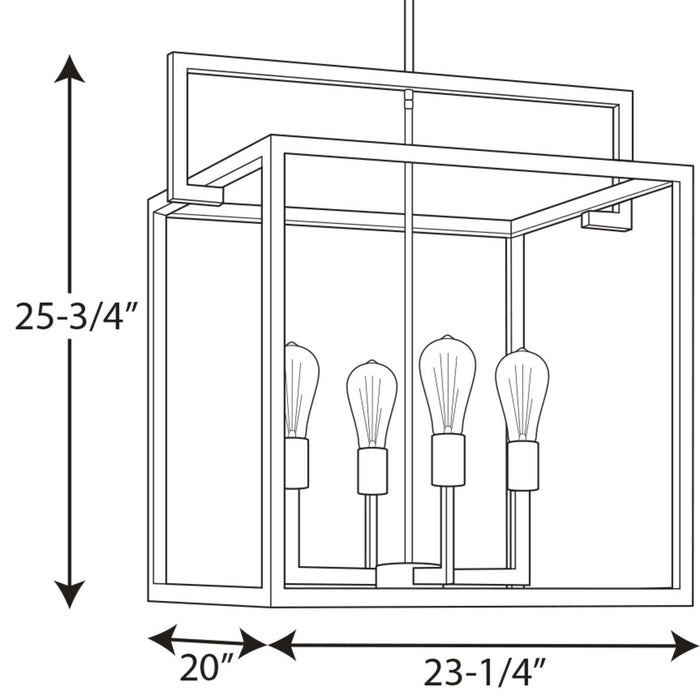 Progress P500168 Blakely 4-lt Pendant