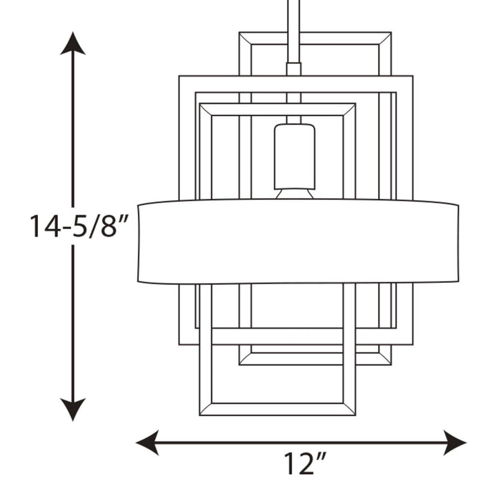 Progress P500173 Adagio 1-lt Mini Pendant