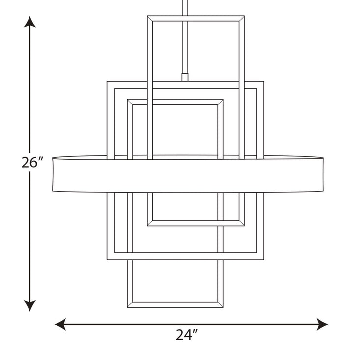 Progress P500174 Adagio 6-lt Pendant