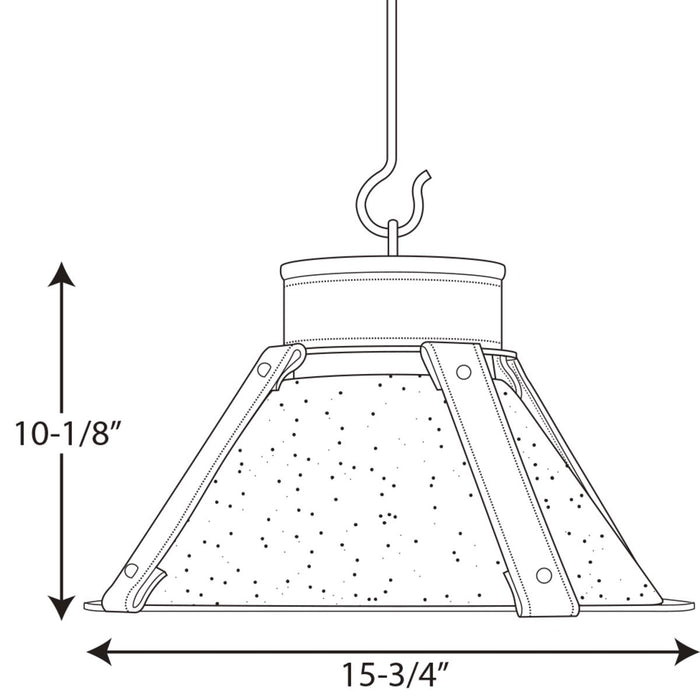 Progress P500195 Point Dume Rockdance 1-lt Pendant