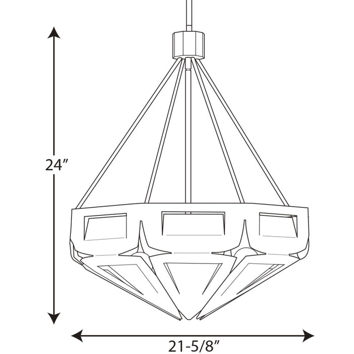 Progress P500197 Point Dume Yerba 4-lt Pendant