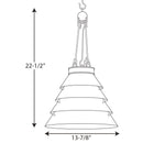Progress P500199 Point Dume Surfrider 1-lt Pendant