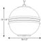 Progress P500204 Point Dume Moonrise 3-lt Pendant