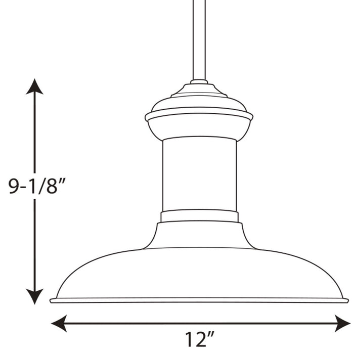 Progress P5024 Brookside 12" Wide Pendant