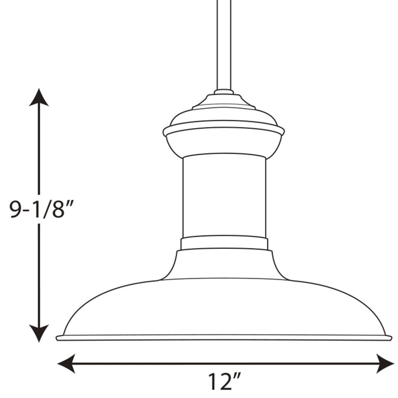 Progress P5024 Brookside 12" Wide Pendant