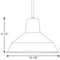 Progress P5087 Metal Shade 1-lt Mini Pendant