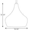 Progress P5187 Kiss 1-lt LED Pendant